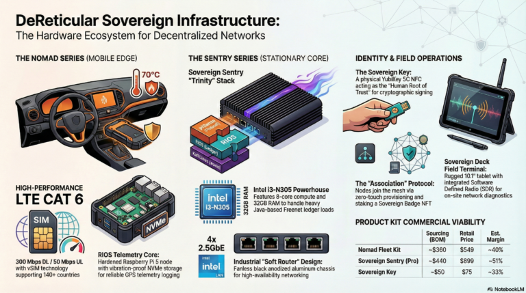 DeReticular Sovereign Infrastructure: Technical Briefing and Product Strategy