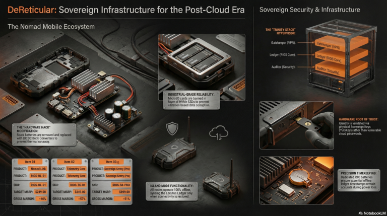 Technical Specification Portfolio: DeReticular Sovereign Infrastructure Ecosystem