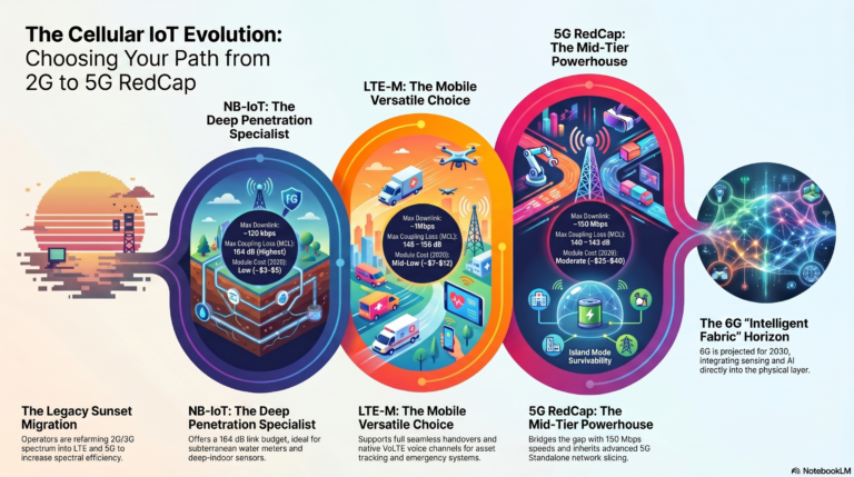 Technical Briefing: The Evolution of Cellular IoT—from 2G Sunset to 5G RedCap and 6G Standardisation