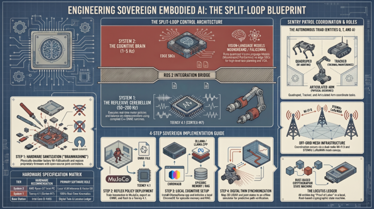 Engineering Blueprint: Split-Loop Architectures and Sovereign COTS Robotics