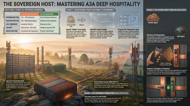 Strategic Briefing: The Sovereign Nodal Destination Network and A2A Deep Hospitality
